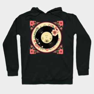 Vintage Floral Album Cover Hoodie